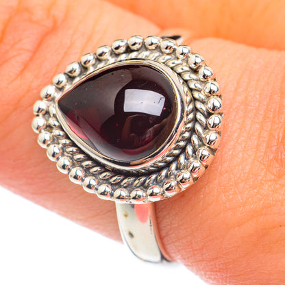 Garnet Rings handcrafted by Ana Silver Co - RING67476