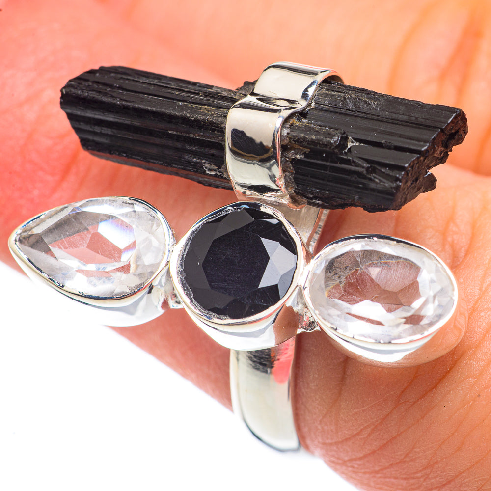 Black Onyx Rings handcrafted by Ana Silver Co - RING67483