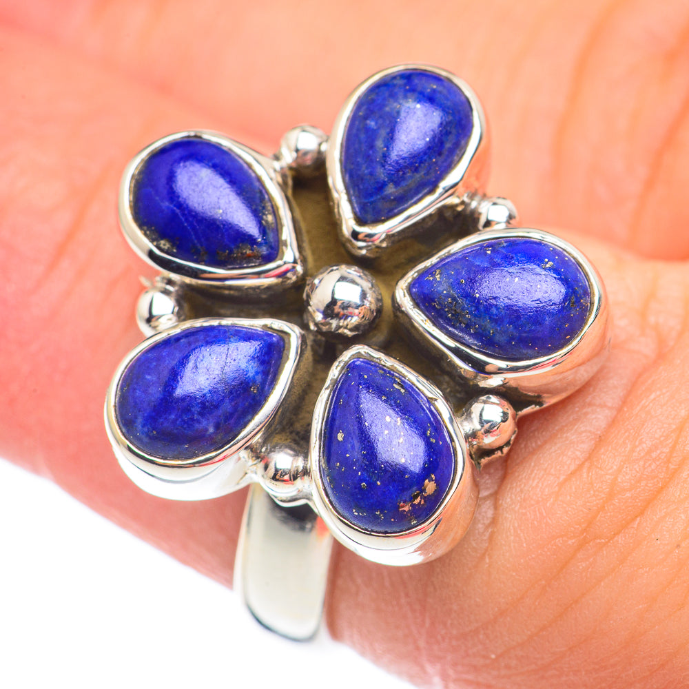 Lapis Lazuli Rings handcrafted by Ana Silver Co - RING67490