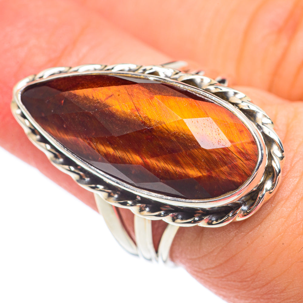 Tiger Eye Rings handcrafted by Ana Silver Co - RING67499