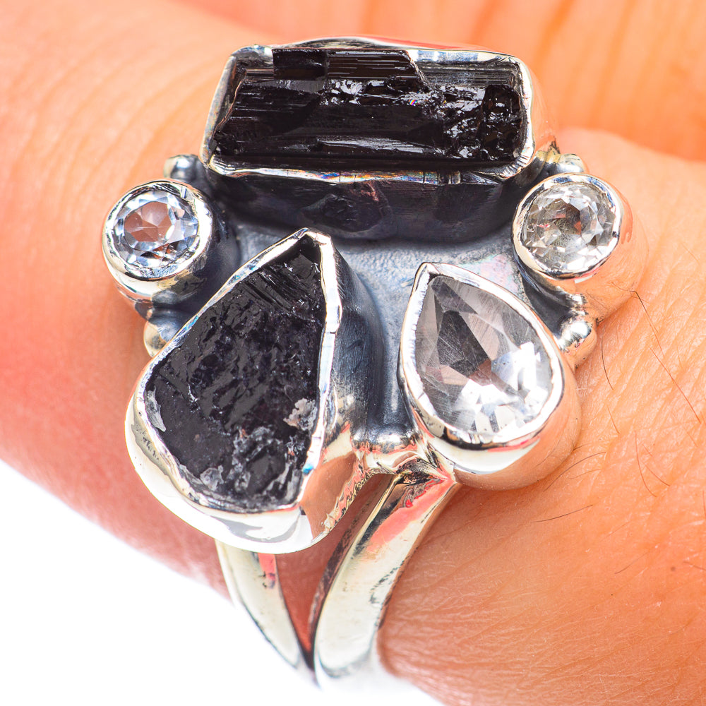 Tektite Rings handcrafted by Ana Silver Co - RING67514