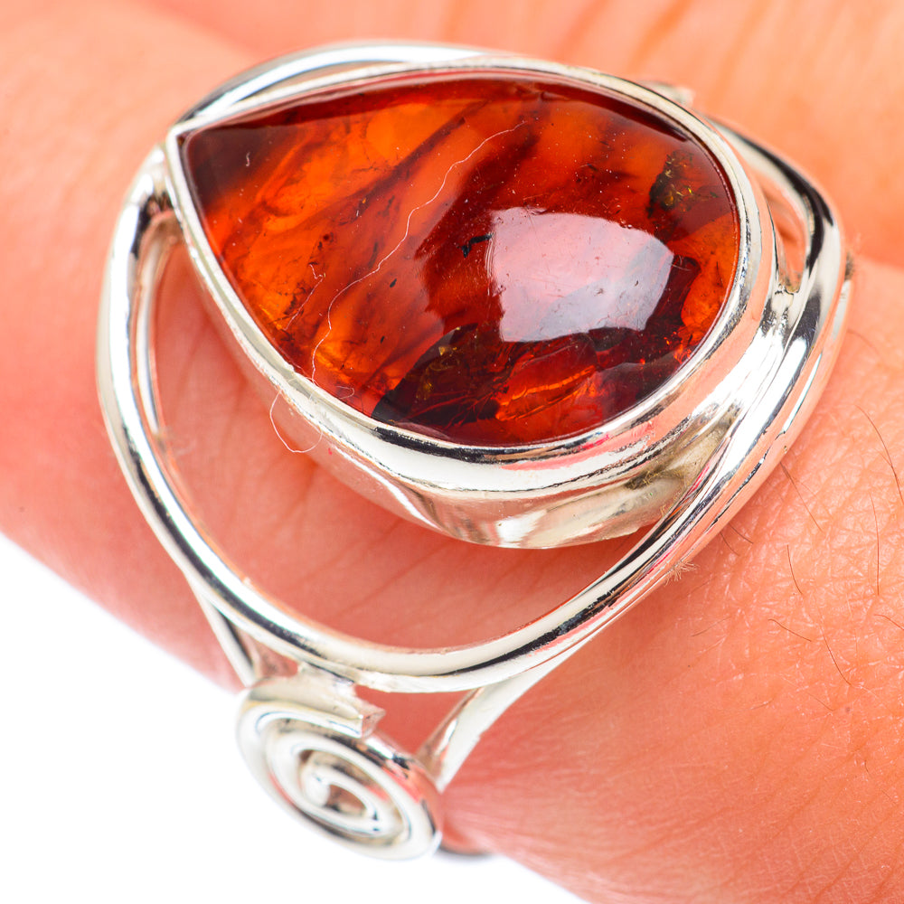 Baltic Amber Rings handcrafted by Ana Silver Co - RING67528