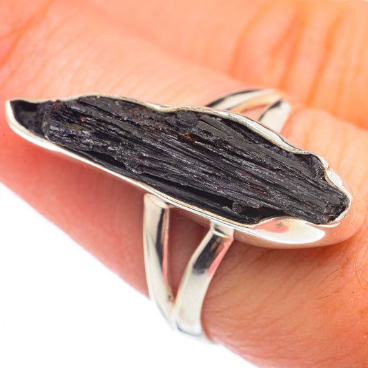 Black Tourmaline Rings handcrafted by Ana Silver Co - RING67541