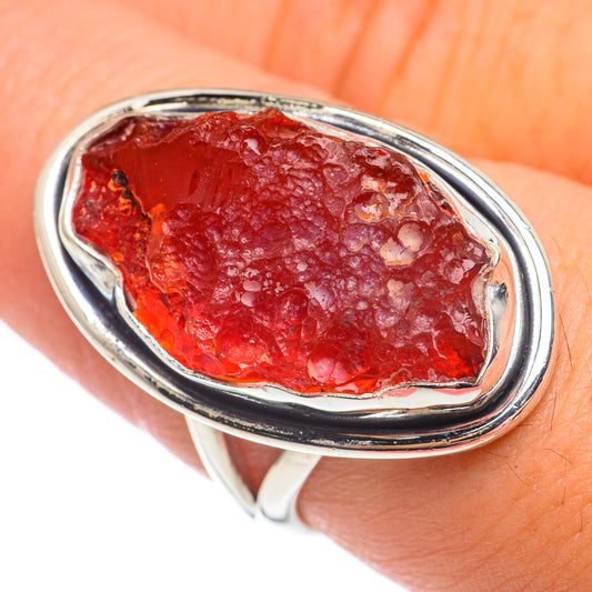 Red Onyx Rings handcrafted by Ana Silver Co - RING67555
