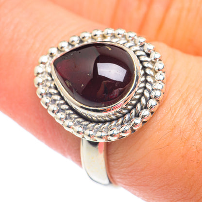 Garnet Rings handcrafted by Ana Silver Co - RING67561