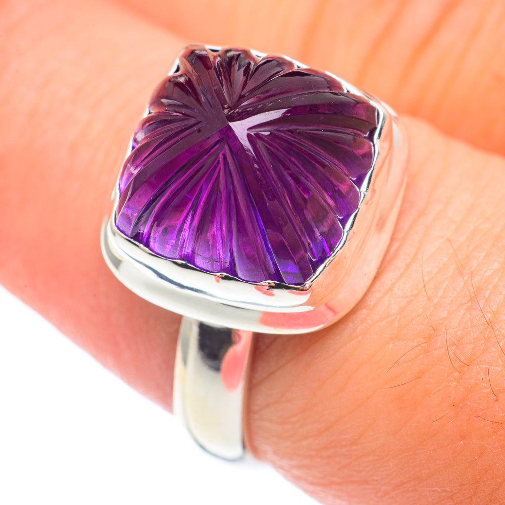 Amethyst Rings handcrafted by Ana Silver Co - RING67562