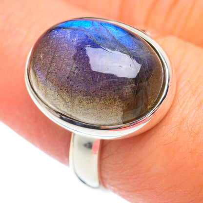 Labradorite Rings handcrafted by Ana Silver Co - RING67571