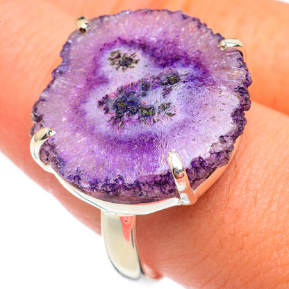 Amethyst Stalactite Rings handcrafted by Ana Silver Co - RING67587