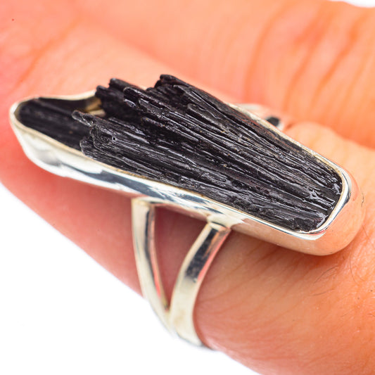 Black Tourmaline Rings handcrafted by Ana Silver Co - RING67593