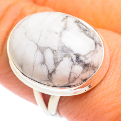 Howlite Rings handcrafted by Ana Silver Co - RING67595
