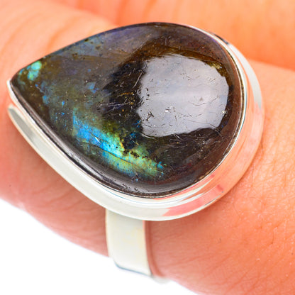 Labradorite Rings handcrafted by Ana Silver Co - RING67601
