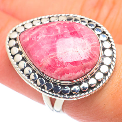 Rhodochrosite Rings handcrafted by Ana Silver Co - RING67607