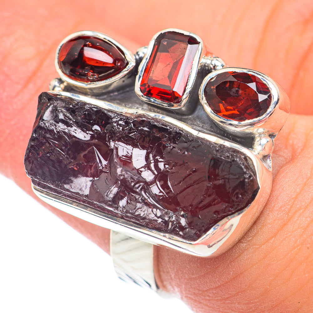 Garnet Rings handcrafted by Ana Silver Co - RING67611