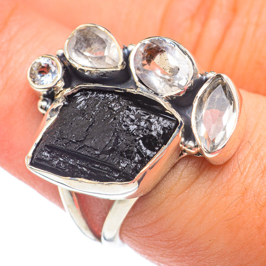 Black Tourmaline Rings handcrafted by Ana Silver Co - RING67617