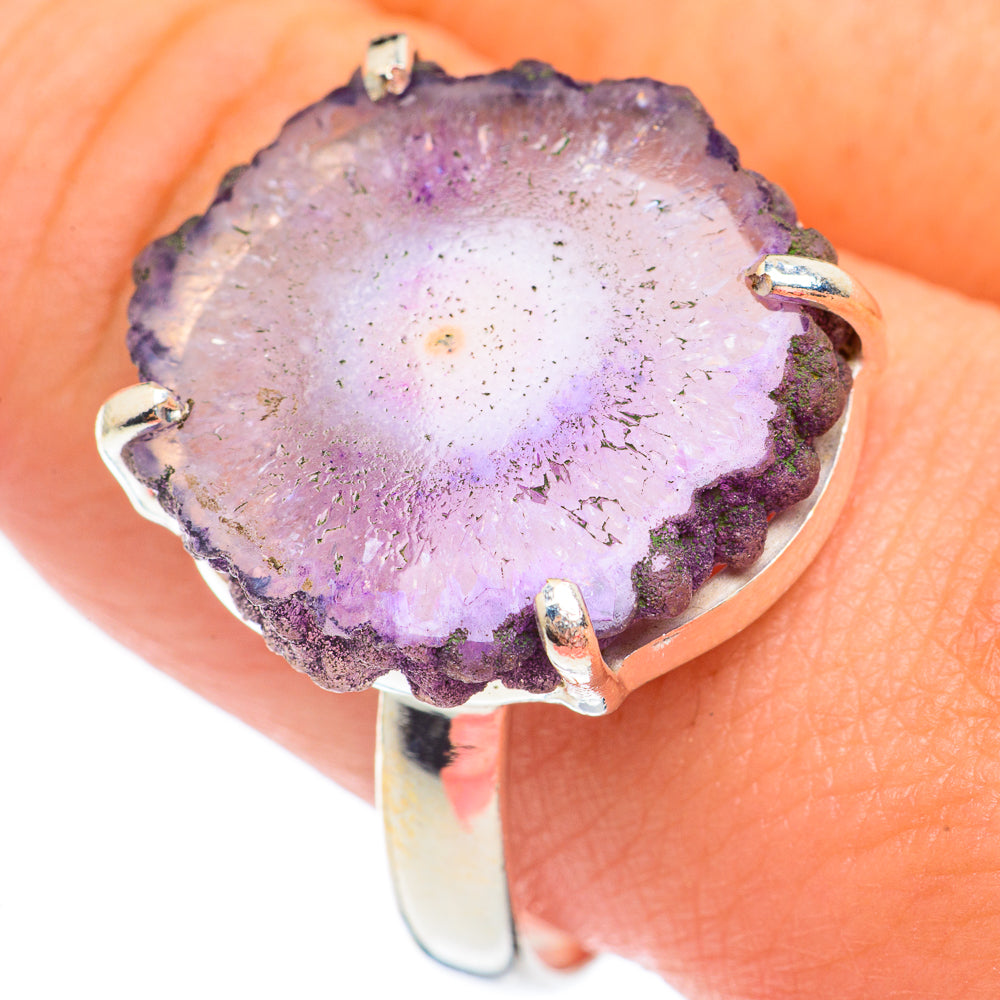Amethyst Stalactite Rings handcrafted by Ana Silver Co - RING67638