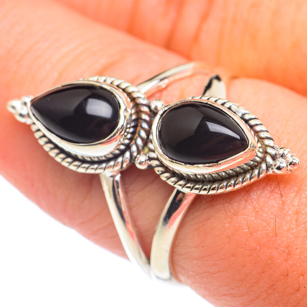 Black Onyx Rings handcrafted by Ana Silver Co - RING67643