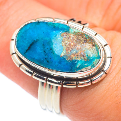 Chrysocolla Rings handcrafted by Ana Silver Co - RING67649