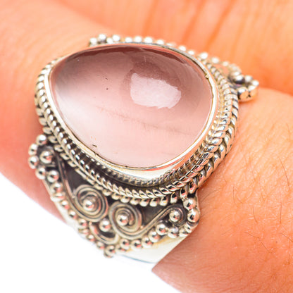 Rose Quartz Rings handcrafted by Ana Silver Co - RING67659