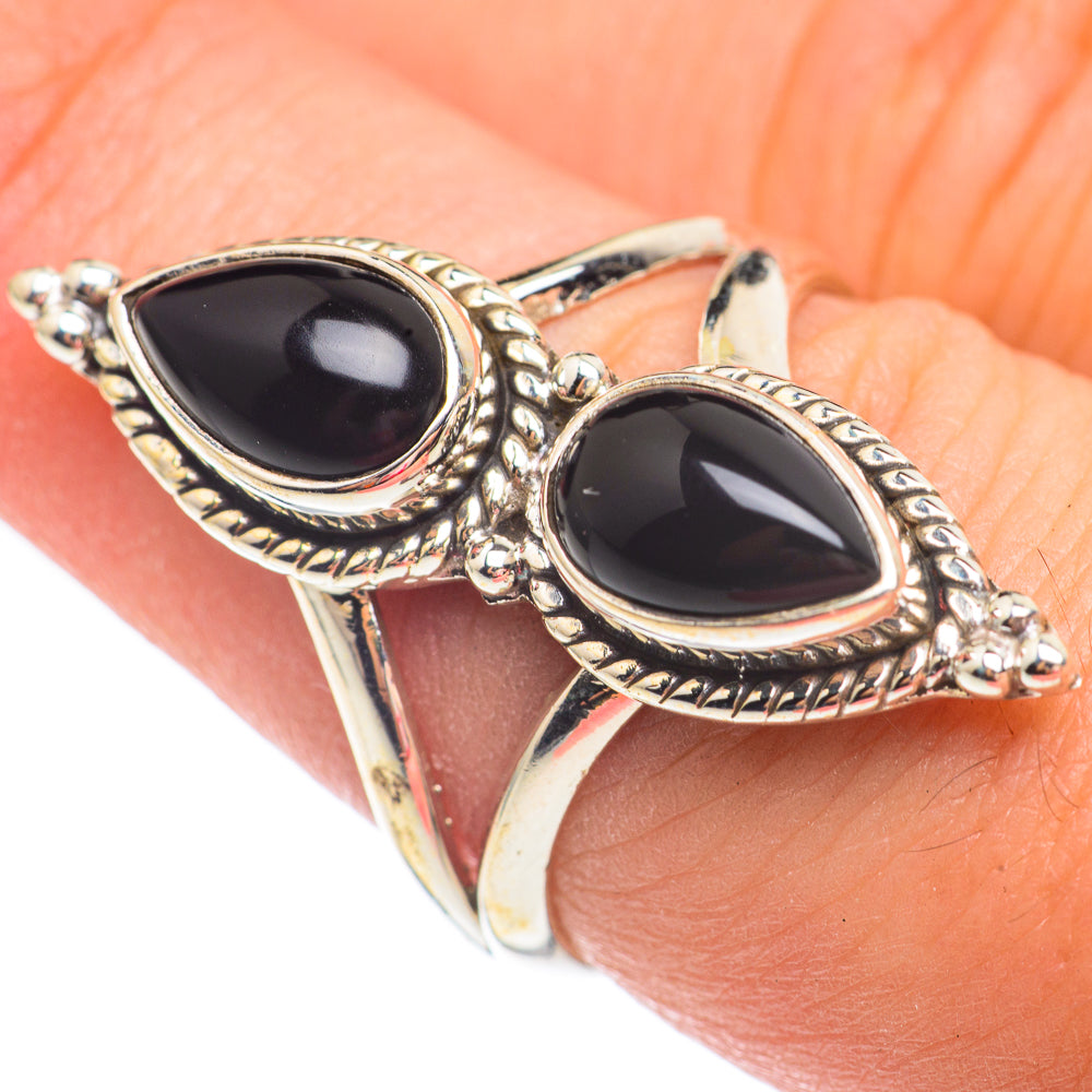 Black Onyx Rings handcrafted by Ana Silver Co - RING67668