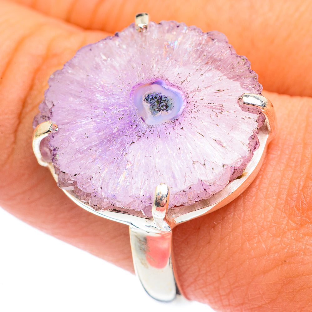 Amethyst Stalactite Rings handcrafted by Ana Silver Co - RING67690