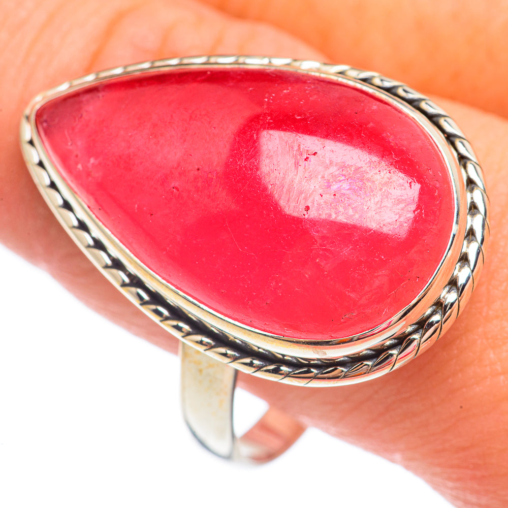 Rhodochrosite Rings handcrafted by Ana Silver Co - RING67708