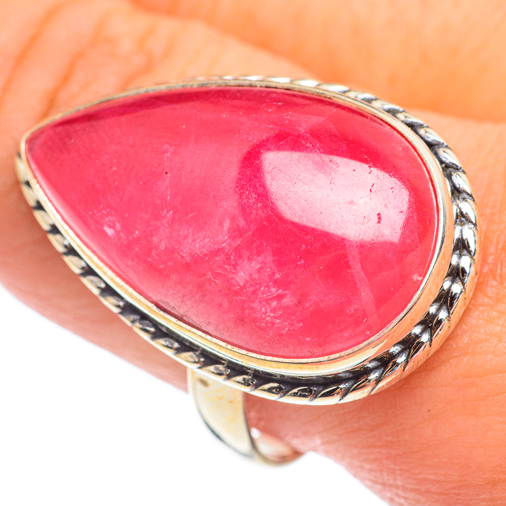 Rhodochrosite Rings handcrafted by Ana Silver Co - RING67742