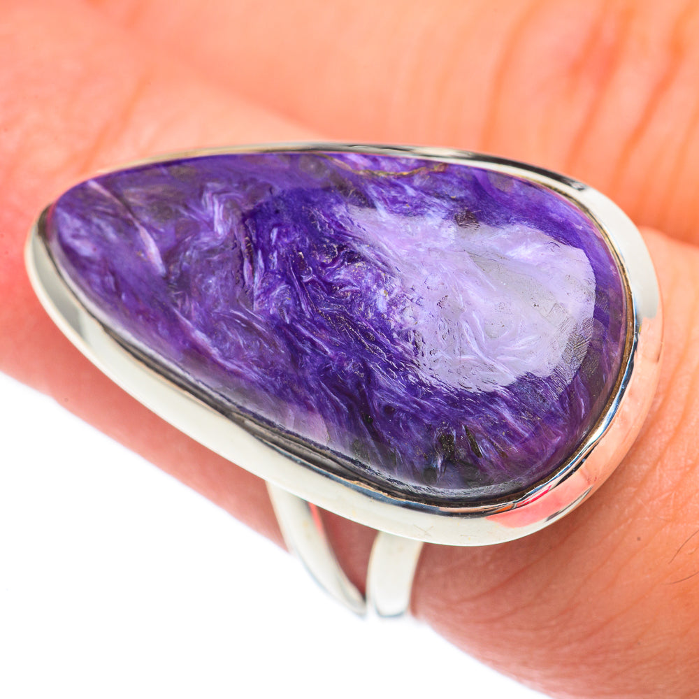 Charoite Rings handcrafted by Ana Silver Co - RING67747