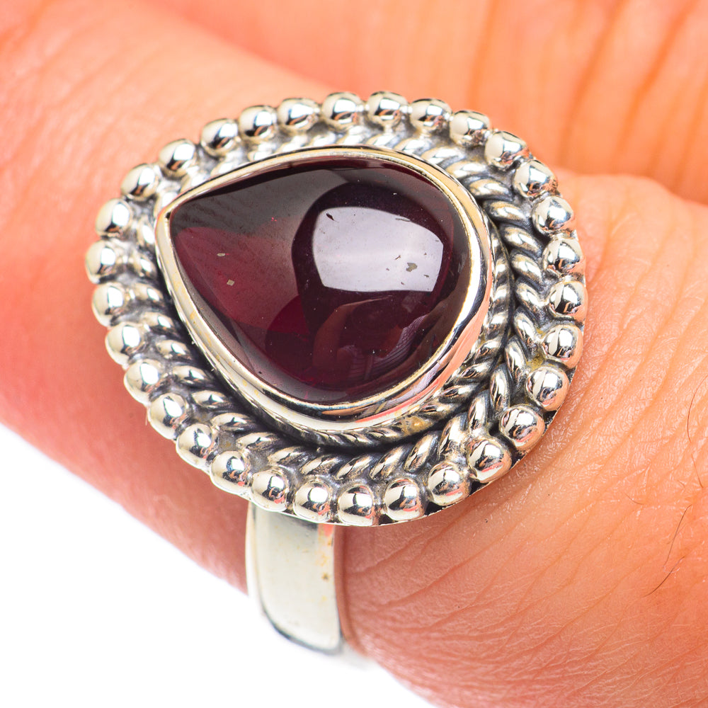 Garnet Rings handcrafted by Ana Silver Co - RING67781