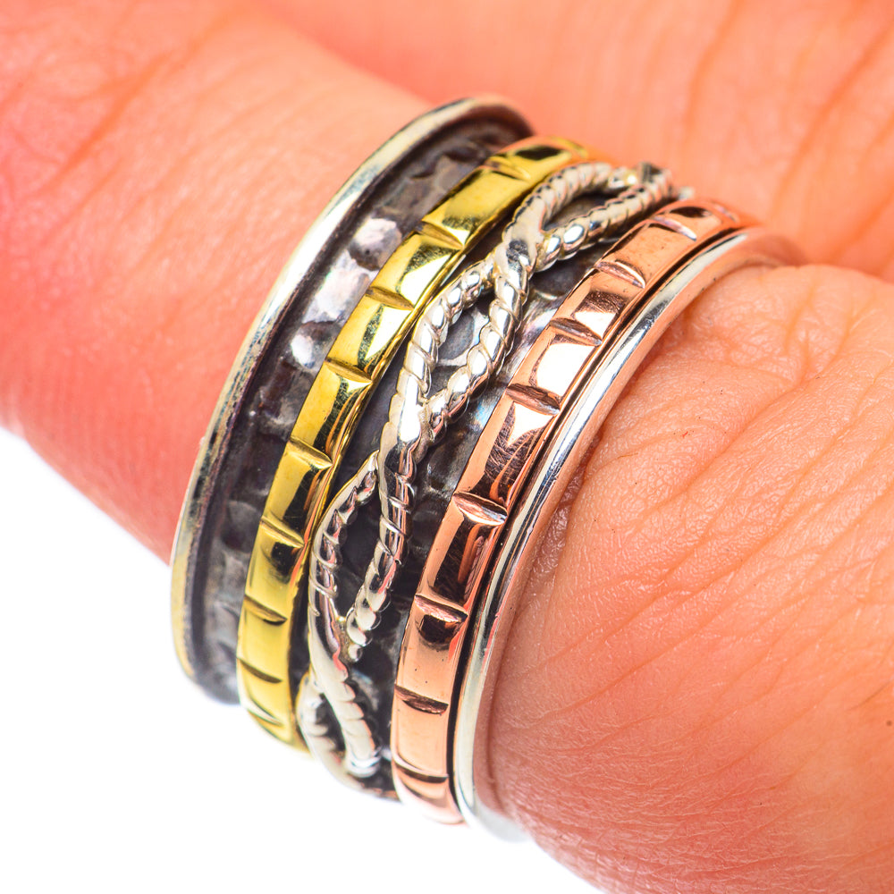 Meditation Spinner Rings handcrafted by Ana Silver Co - RING67786