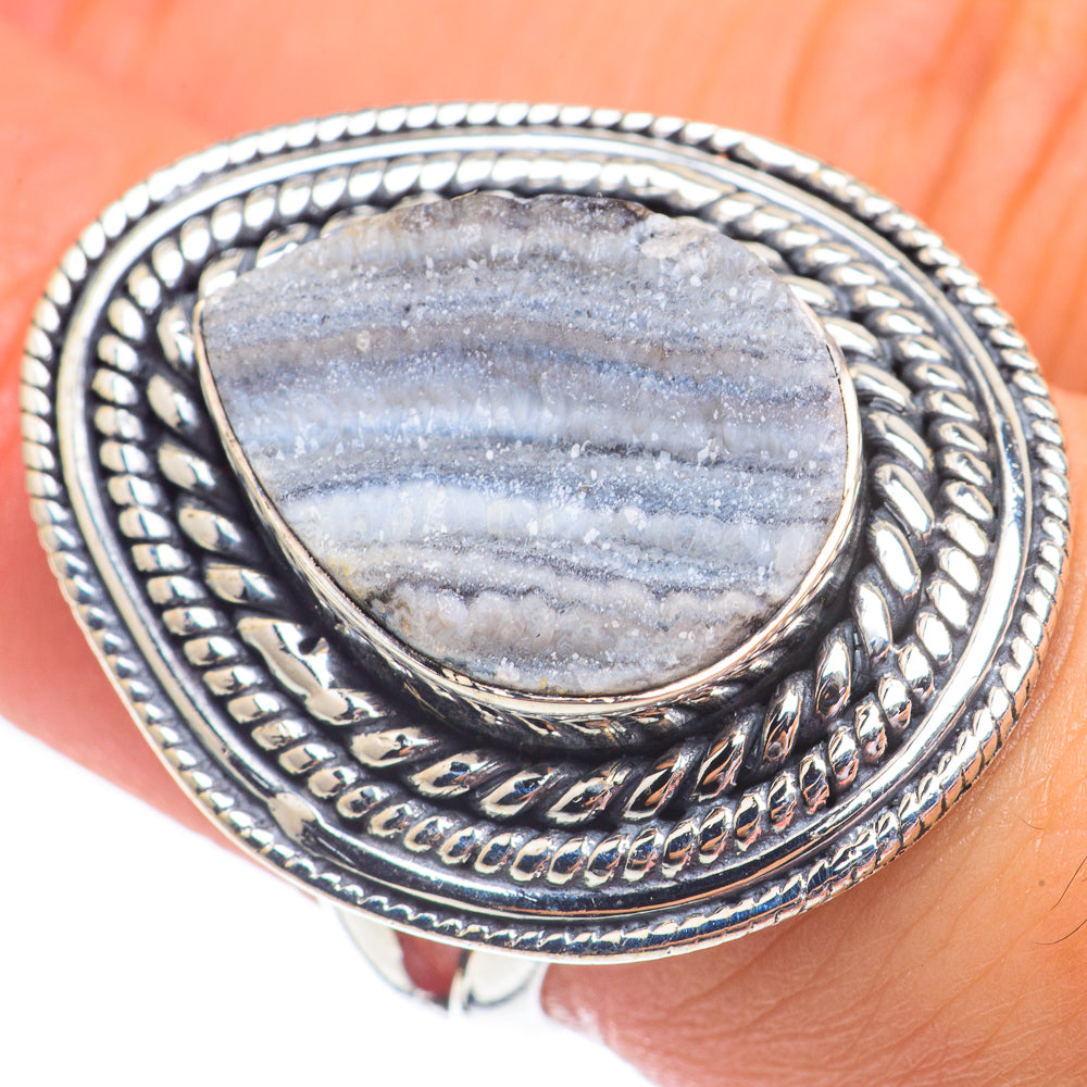 Desert Druzy Rings handcrafted by Ana Silver Co - RING67799