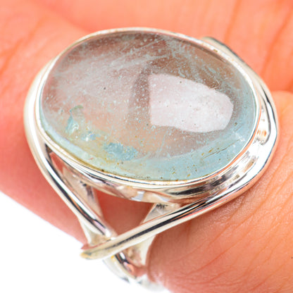 Aqua Chalcedony Rings handcrafted by Ana Silver Co - RING67803
