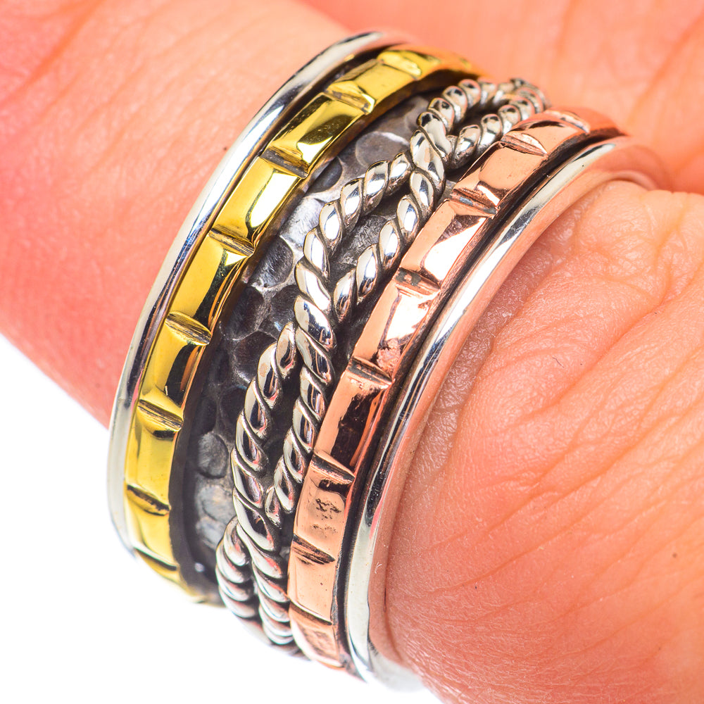 Meditation Spinner Rings handcrafted by Ana Silver Co - RING67823