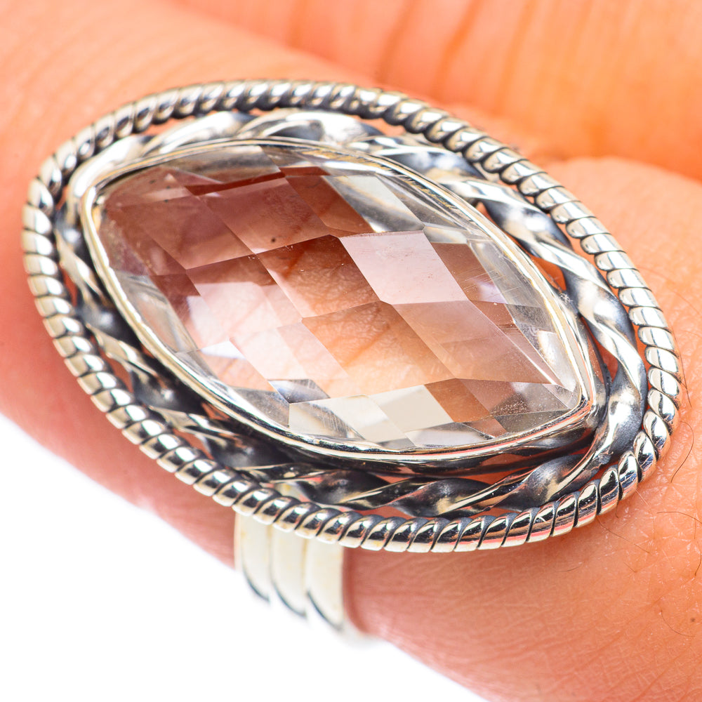 White Quartz Rings handcrafted by Ana Silver Co - RING67830