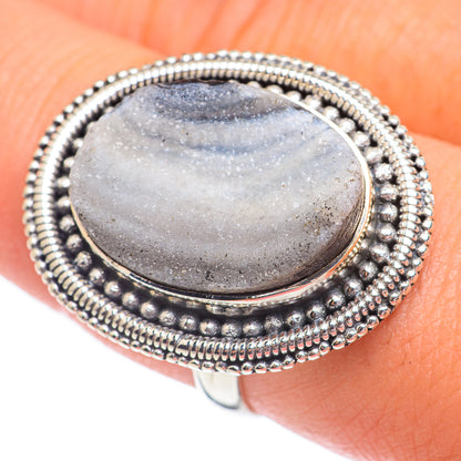 Desert Druzy Rings handcrafted by Ana Silver Co - RING67834