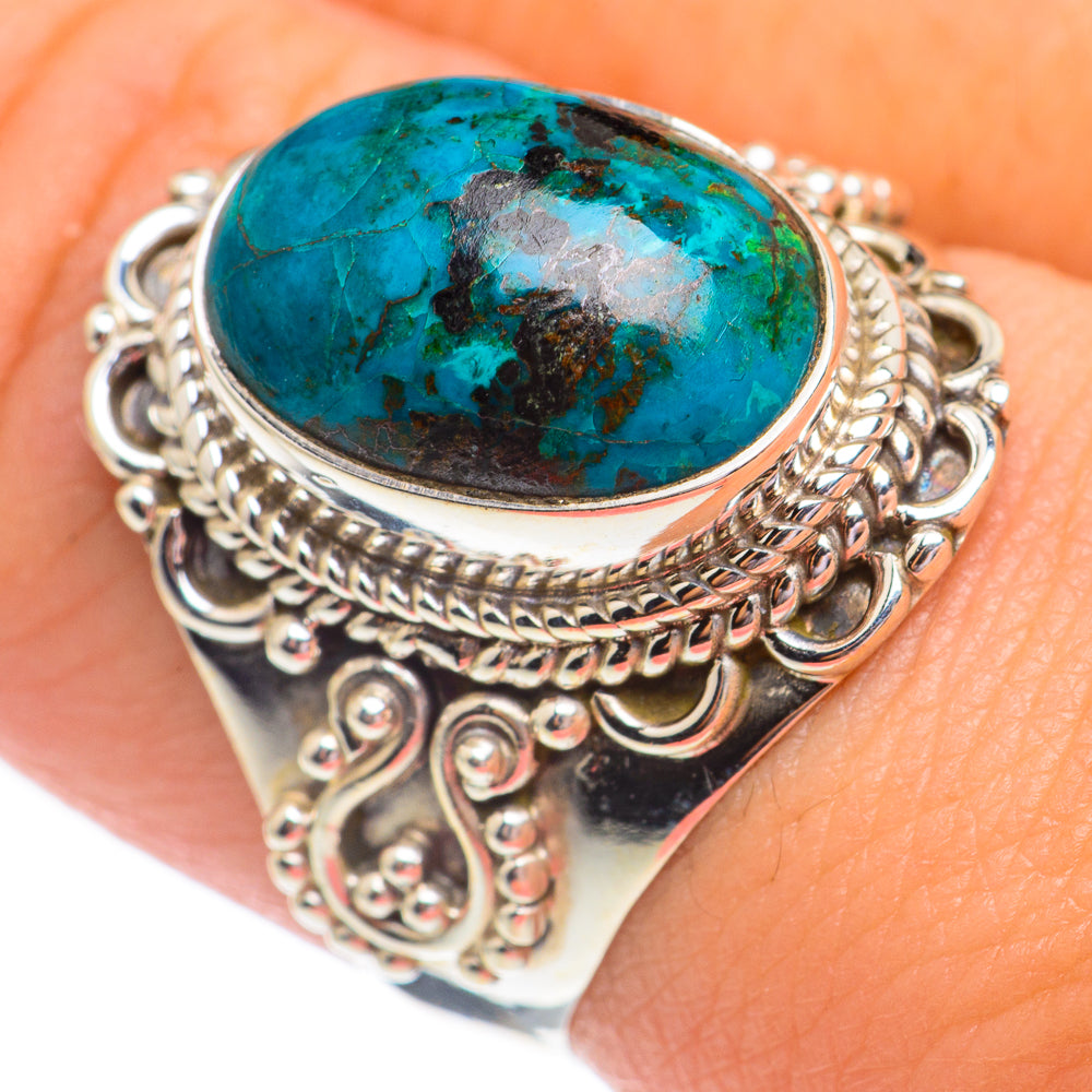 Shattuckite Rings handcrafted by Ana Silver Co - RING67840