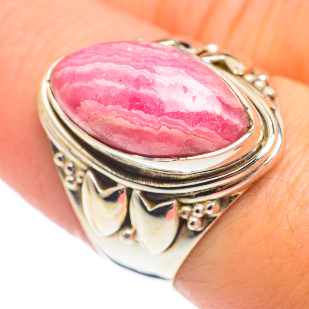 Rhodochrosite Rings handcrafted by Ana Silver Co - RING67851
