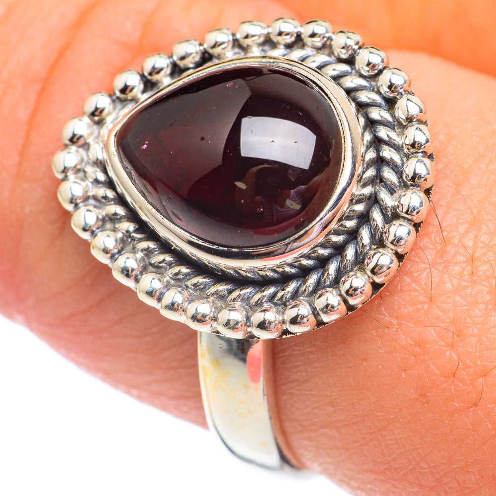 Garnet Rings handcrafted by Ana Silver Co - RING67853