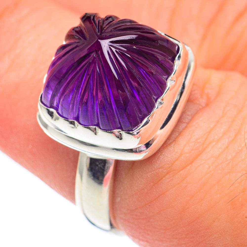 Amethyst Rings handcrafted by Ana Silver Co - RING67855