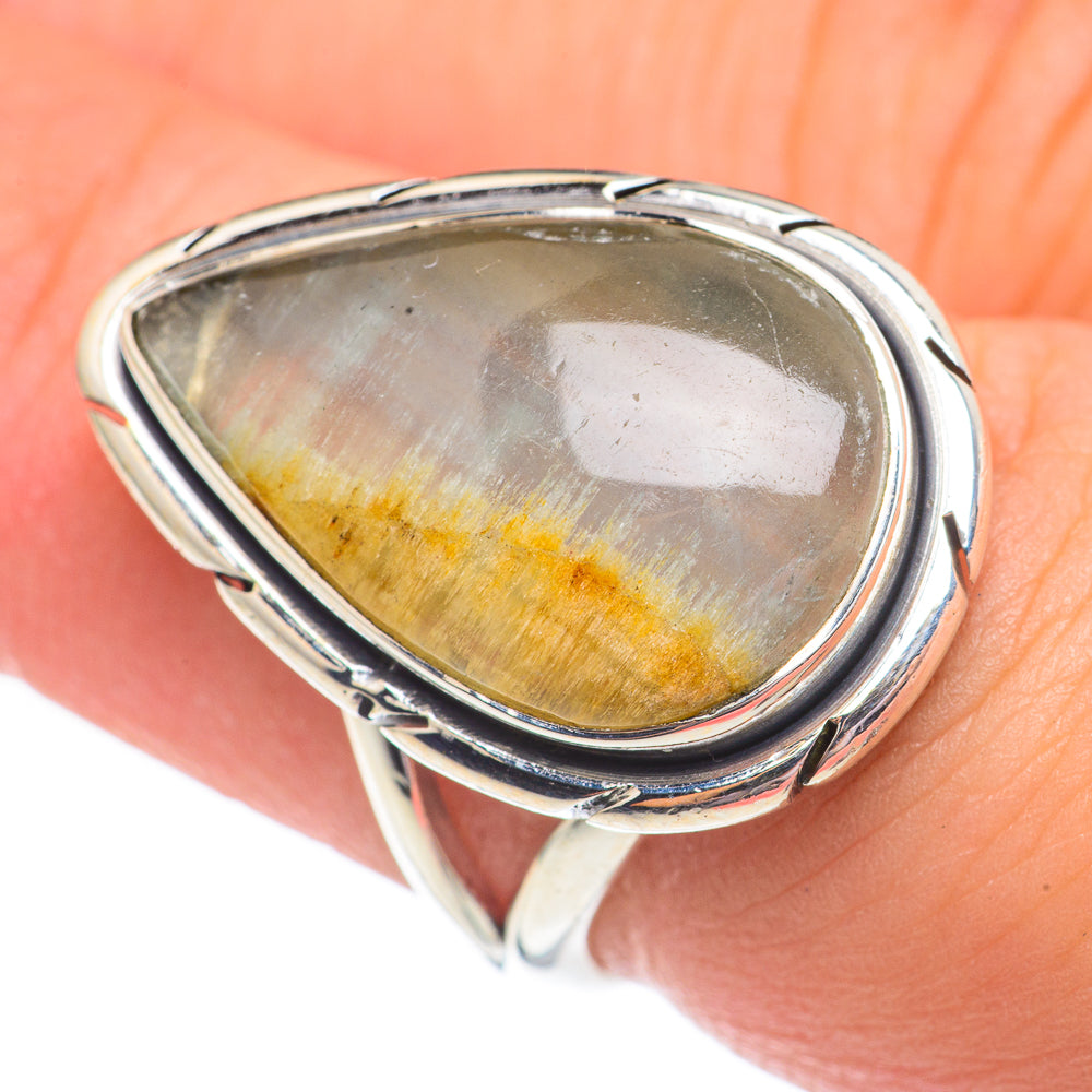 Rutilated Quartz Rings handcrafted by Ana Silver Co - RING67872