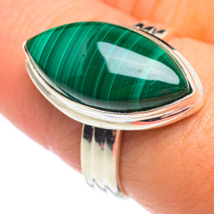 Malachite Rings handcrafted by Ana Silver Co - RING67876