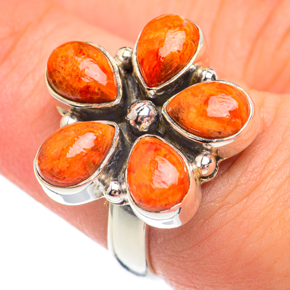 Sponge Coral Rings handcrafted by Ana Silver Co - RING67879