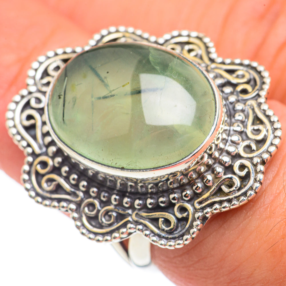Prehnite Rings handcrafted by Ana Silver Co - RING67908