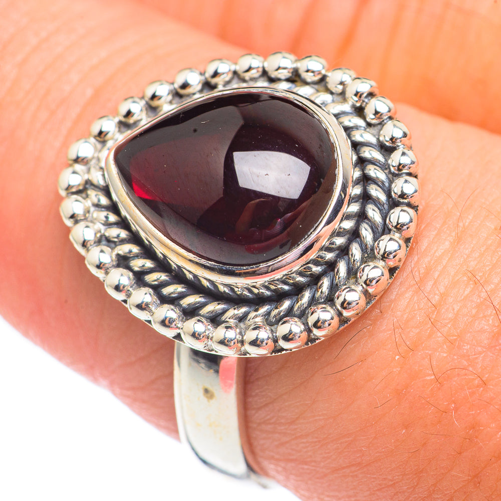 Garnet Rings handcrafted by Ana Silver Co - RING67916