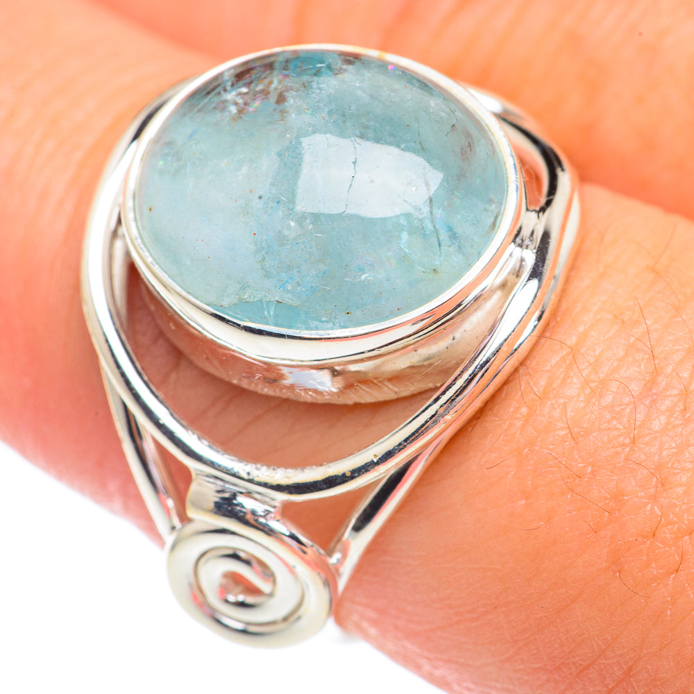 Aquamarine Rings handcrafted by Ana Silver Co - RING67934