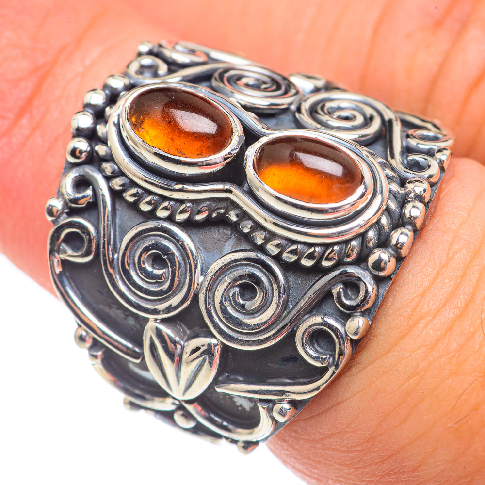 Carnelian Rings handcrafted by Ana Silver Co - RING67943