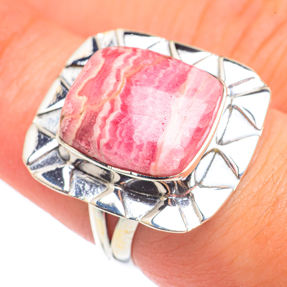Rhodochrosite Rings handcrafted by Ana Silver Co - RING67946