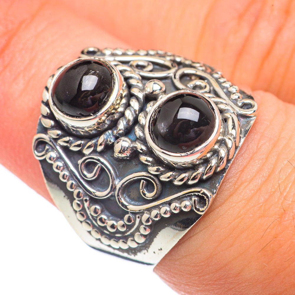 Black Onyx Rings handcrafted by Ana Silver Co - RING67953