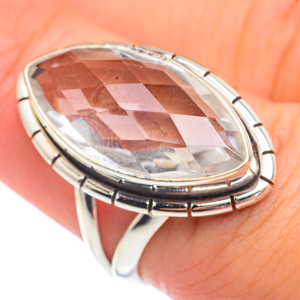 White Quartz Rings handcrafted by Ana Silver Co - RING67954