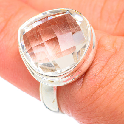 White Quartz Rings handcrafted by Ana Silver Co - RING67955