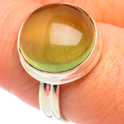 Green Fluorite Rings handcrafted by Ana Silver Co - RING67960